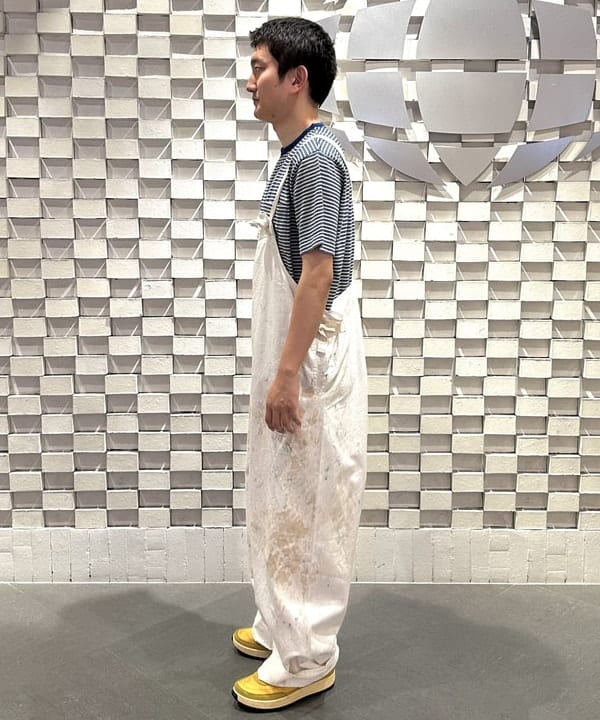 てらきたさんの「BEAMS WOMEN｜Pocket Tee Indigo Stripe」を使ったコーディネート