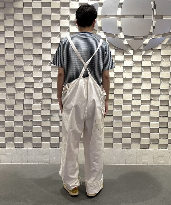 てらきたさんの「BEAMS WOMEN｜Pocket Tee Indigo Stripe」を使ったコーディネート