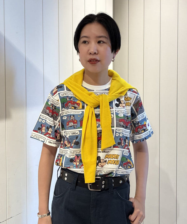 ミナミマリコさんの「BEAMS WOMEN｜14ゲージ クルーネック カーディガン」を使ったコーディネート