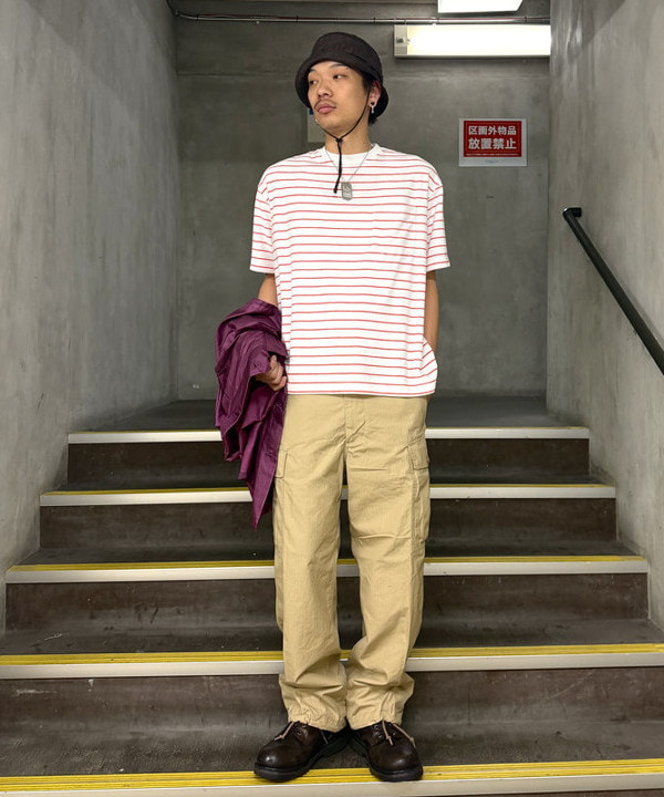 三宅 雄平さんの「BEAMS WOMEN｜MIL-SHT Nylon Rip stop Pigment Dye」を使ったコーディネート