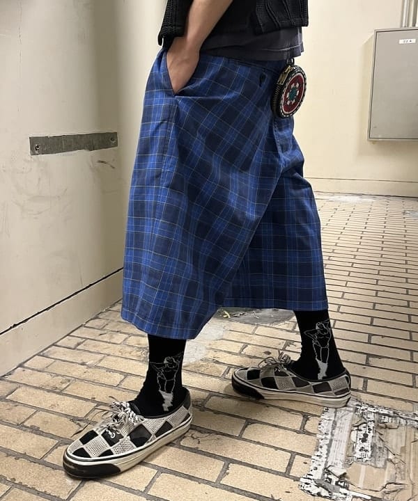 BANさんの「BEAMS WOMEN｜ショート メッシュ オープンカラーシャツ【ワイドショートフィット】」を使ったコーディネート