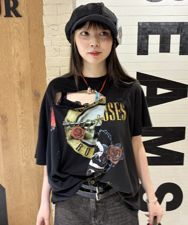 江口 息吹さんの「BEAMS WOMEN｜デニム ハーフ パンツ」を使ったコーディネート