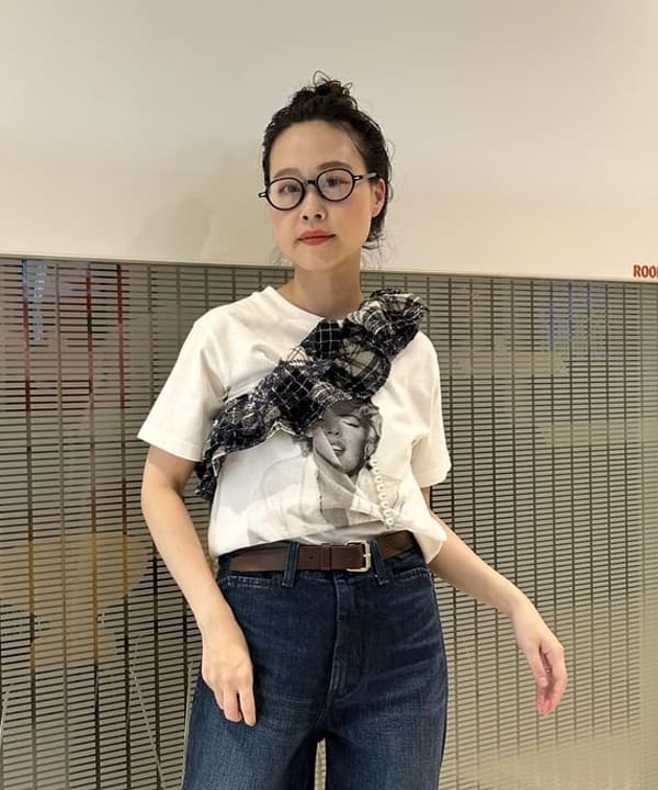 清水 彩乃さんの「BEAMS WOMEN｜８粒 パール クリップ」を使ったコーディネート