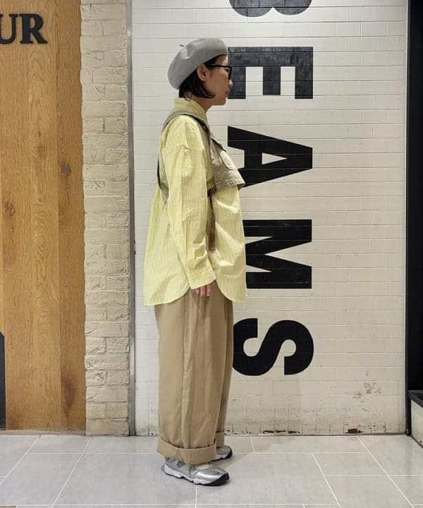 つぼさんの「BEAMS WOMEN｜maturely / チノ ディッキー ベスト」を使ったコーディネート