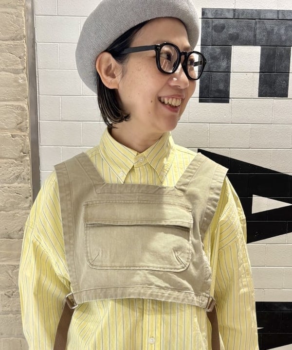 つぼさんの「BEAMS WOMEN｜maturely / チノ ディッキー ベスト」を使ったコーディネート
