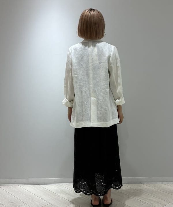中田 優紀子さんの「BEAMS WOMEN｜ne Quittez pas / ボイル ドット ワンピース」を使ったコーディネート