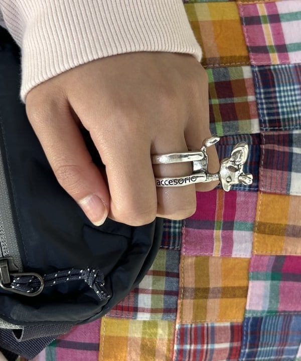 ななこさんの「BEAMS WOMEN｜Otro Accesorio / バンビ リング」を使ったコーディネート