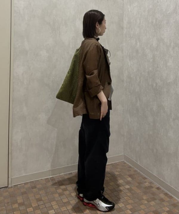 ayca!さんの「BEAMS WOMEN｜チェック トライアングル バッグ」を使ったコーディネート