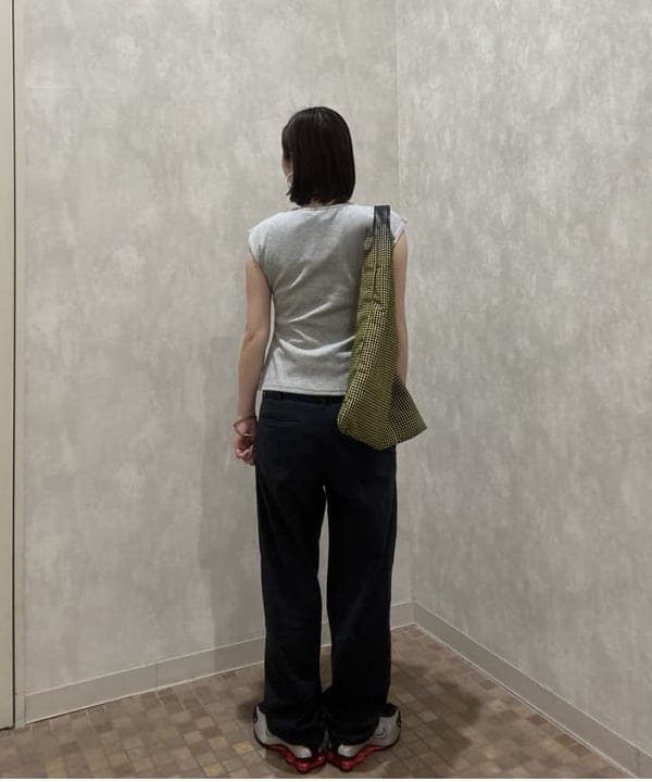 ayca!さんの「BEAMS WOMEN｜チェック トライアングル バッグ」を使ったコーディネート
