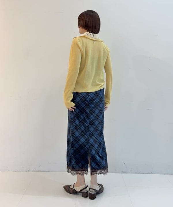 Hazukiさんの「BEAMS WOMEN｜シアー レイヤー タートル カーディガン」を使ったコーディネート