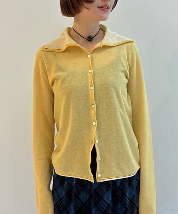 Hazukiさんの「BEAMS WOMEN｜シアー レイヤー タートル カーディガン」を使ったコーディネート