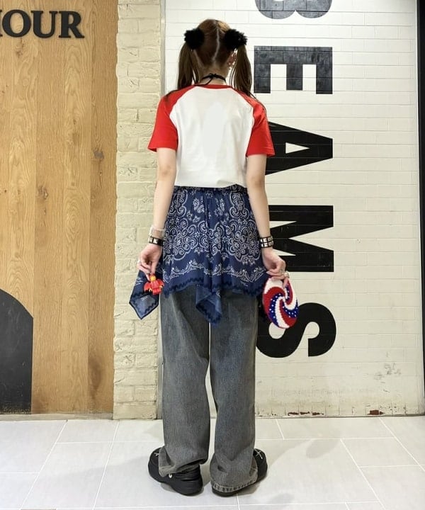 りかちょび/岸本梨佳さんの「BEAMS WOMEN｜Hot Stuff / ショート スリーブ Tシャツ」を使ったコーディネート