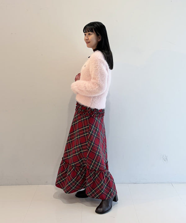 マツド ユメカさんの「BEAMS WOMEN｜リブ ハイ ネック ニット」を使ったコーディネート