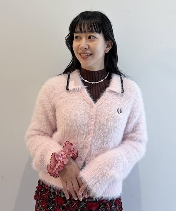 マツド ユメカさんの「BEAMS WOMEN｜リブ ハイ ネック ニット」を使ったコーディネート
