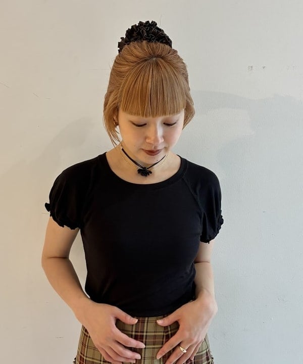 ナカノ アイさんの「BEAMS WOMEN｜チェック ティアード フリル スカート」を使ったコーディネート