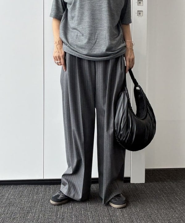 桑原 ふみさんの「BEAMS WOMEN｜エディター東原妙子 &times; Demi-Luxe BEAMS / ウォッシャブルウール ジレ」を使ったコーディネート