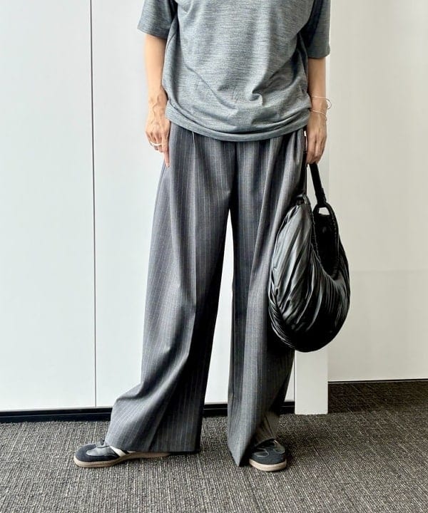 桑原 ふみさんの「BEAMS WOMEN｜エディター東原妙子 &times; Demi-Luxe BEAMS / ウォッシャブルウール ジレ」を使ったコーディネート