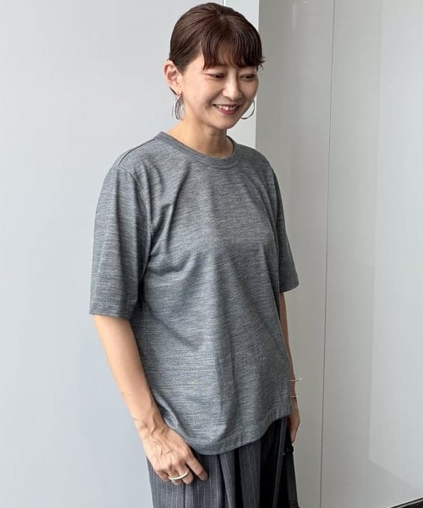 桑原 ふみさんの「BEAMS WOMEN｜エディター東原妙子 &times; Demi-Luxe BEAMS / ウォッシャブルウール ジレ」を使ったコーディネート