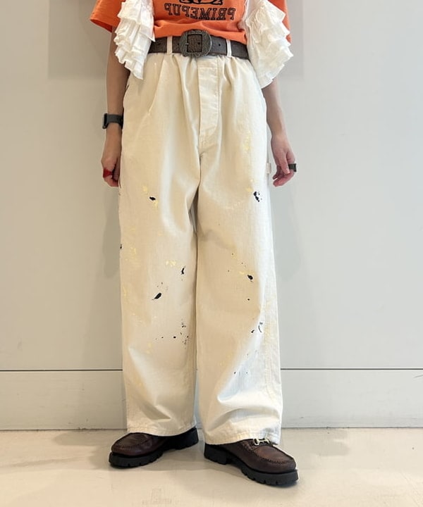 清水 彩乃さんの「BEAMS WOMEN｜ボーイ ドッグ Tシャツ」を使ったコーディネート
