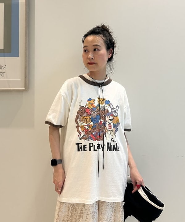 清水 彩乃さんの「BEAMS WOMEN｜maturely / ラメ ボーダー タビ ソックス」を使ったコーディネート
