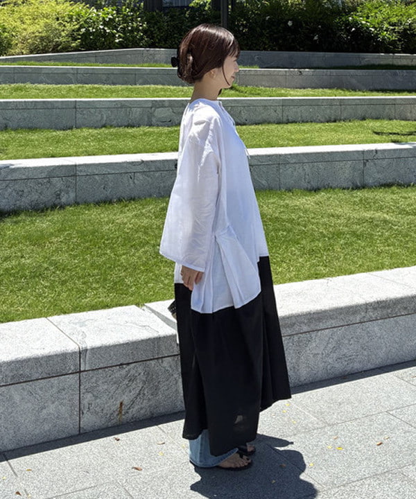 蒲原 捺美さんの「BEAMS WOMEN｜DOU BOCHI Eric Bergere / Ballarine ワンピース」を使ったコーディネート