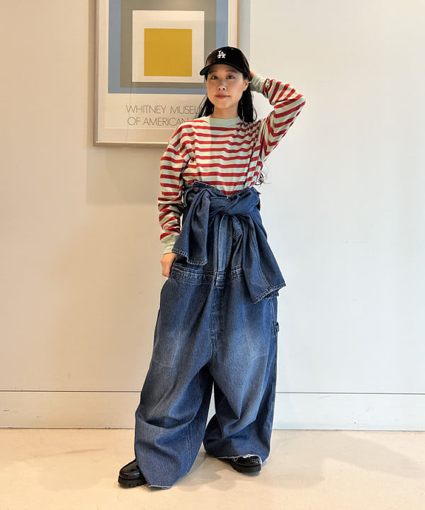 清水 彩乃さんの「BEAMS WOMEN｜【別注】G.H.Bass / BLACK BIT ローファー」を使ったコーディネート