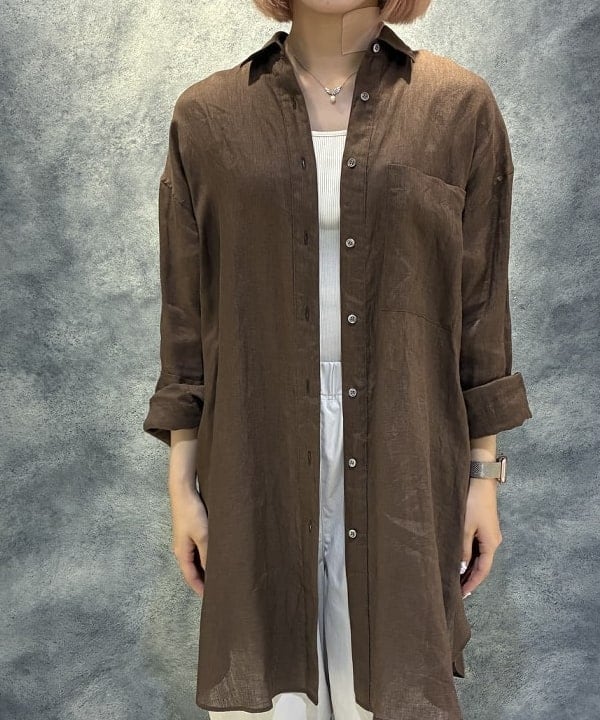 中田 優紀子さんの「BEAMS WOMEN｜ビーチサイド シャツ .M」を使ったコーディネート
