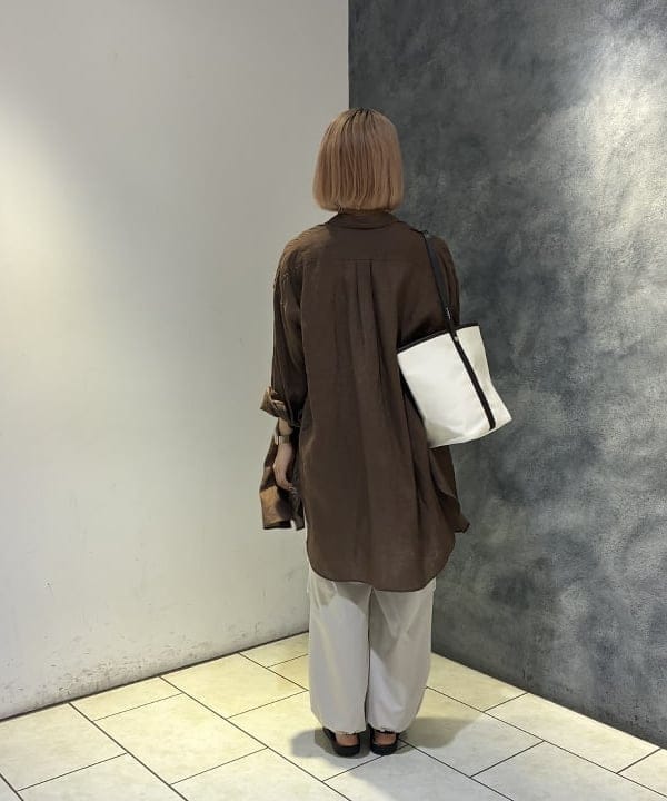 中田 優紀子さんの「BEAMS WOMEN｜ビーチサイド シャツ .M」を使ったコーディネート