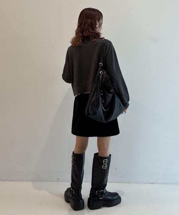 リズさんの「BEAMS WOMEN｜ベルト エンジニア ブーツ」を使ったコーディネート