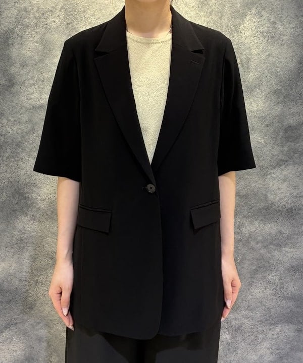 菜月さんの「BEAMS WOMEN｜シアー ハーフスリーブ ジャケット」を使ったコーディネート