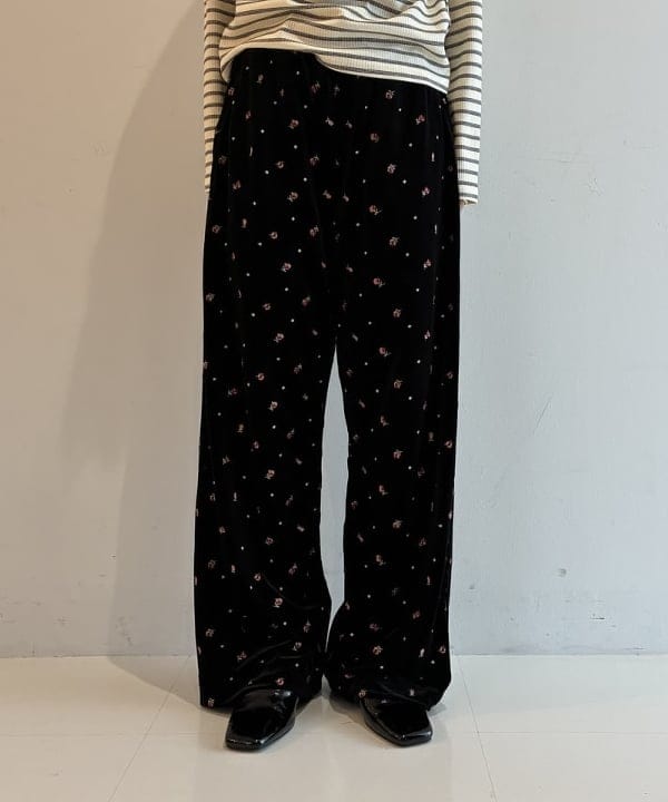 Hazukiさんの「BEAMS WOMEN｜RIB ボーダー ヘンリーネック Tシャツ」を使ったコーディネート