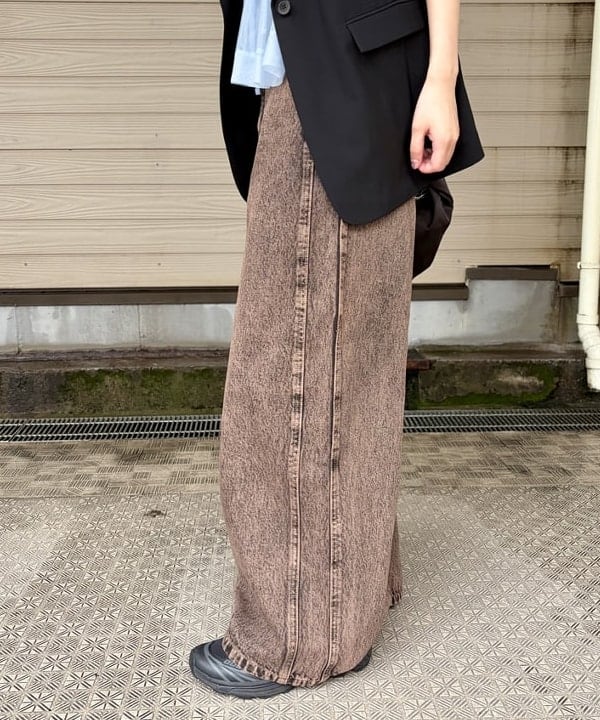 むりょさんの「BEAMS WOMEN｜シアー ハーフスリーブ ジャケット」を使ったコーディネート