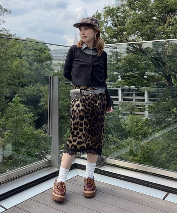 まゆちゃんさんの「BEAMS WOMEN｜ミリタリー リブ ロング」を使ったコーディネート