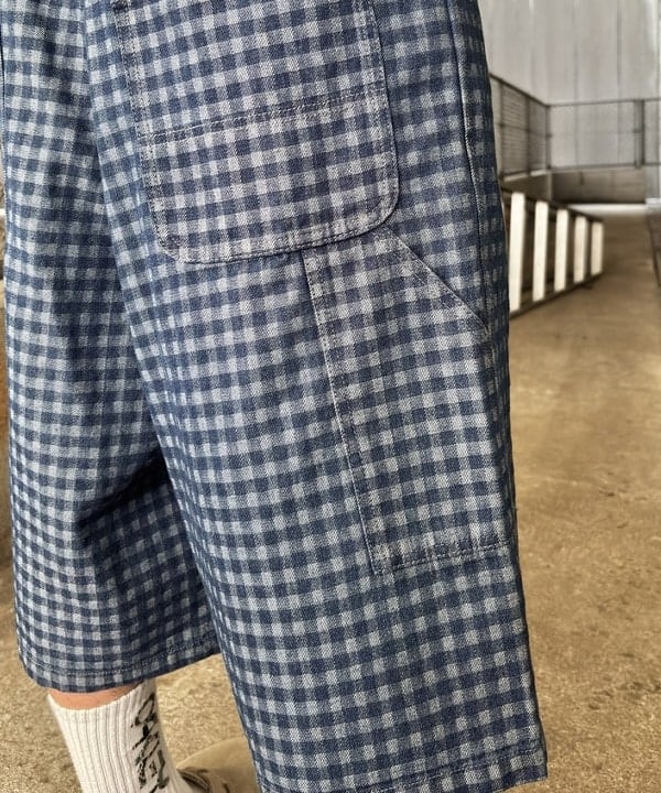 Gazziさんの「BEAMS WOMEN｜【別注】NULL TOKYO /  CHECK DENIM SHORTS」を使ったコーディネート