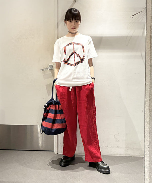 りかちょび/岸本梨佳さんの「BEAMS WOMEN｜リネン ソリッド イージー ＜イージーケア＞」を使ったコーディネート