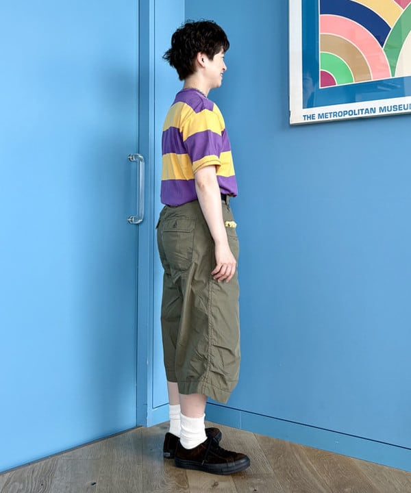 木村 梨香さんの「BEAMS WOMEN｜【別注】WAREHOUSE & CO. / ボーダー Tシャツ」を使ったコーディネート