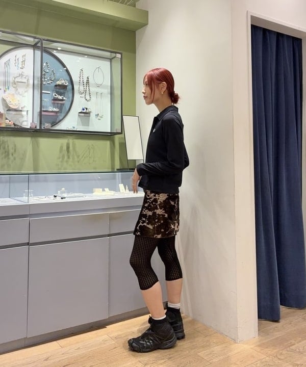 れいなさんの「BEAMS WOMEN｜【別注】FRED PERRY / ロングスリーブ ボタン ポロシャツ」を使ったコーディネート