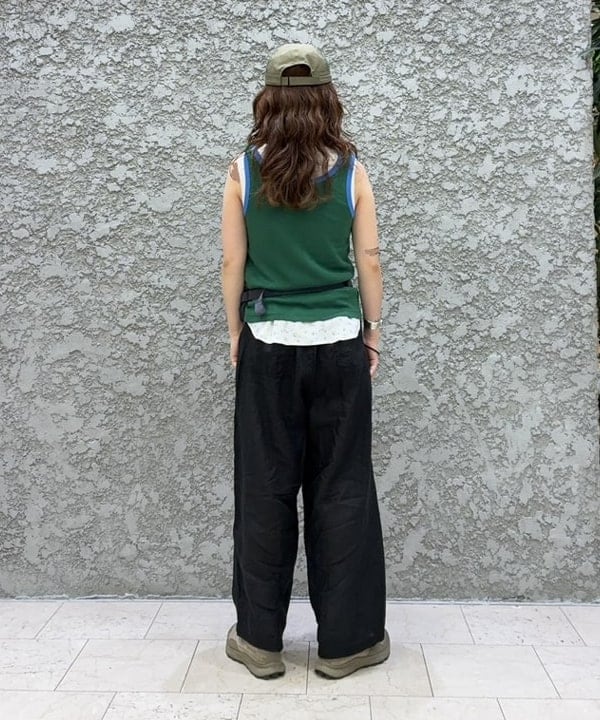 モモさんの「BEAMS WOMEN｜リネン ソリッド イージー ＜イージーケア＞」を使ったコーディネート