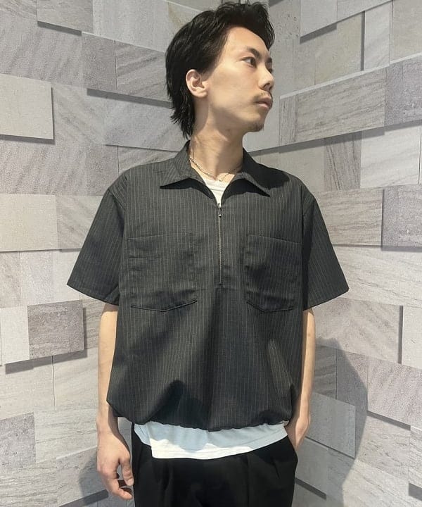 古谷 宗史さんの「TW ハーフジップ シャツ【ワイドフィット】」を使ったコーディネート