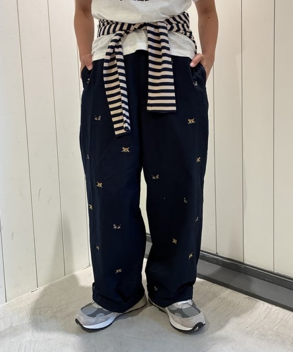 アベアミさんの「BEAMS WOMEN｜ボーイ ドッグ Tシャツ」を使ったコーディネート