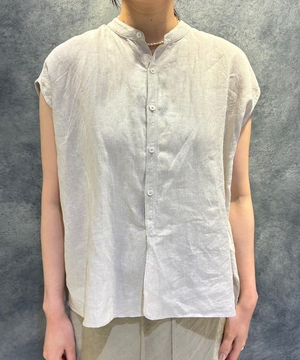 OSUMIさんの「BEAMS WOMEN｜TICCA / リネン フレンチスリーブ シャツ」を使ったコーディネート
