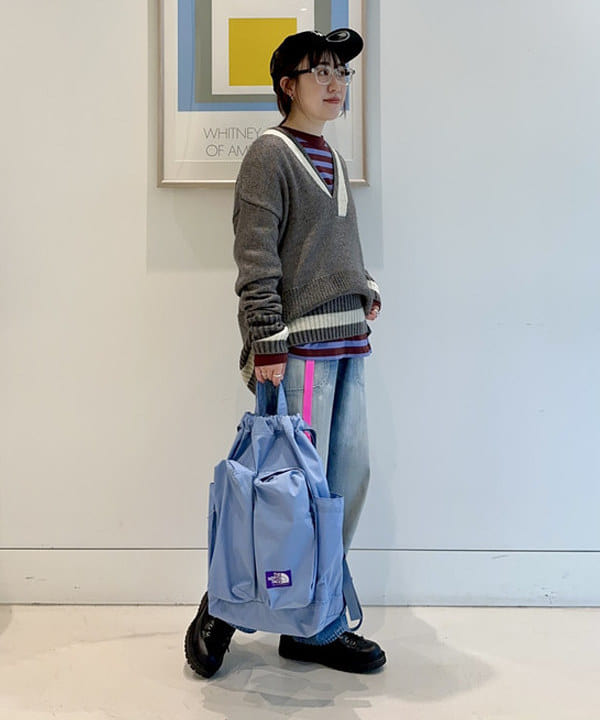 イシイ サオリさんの「BEAMS WOMEN｜ライン スポーツ プルオーバー」を使ったコーディネート