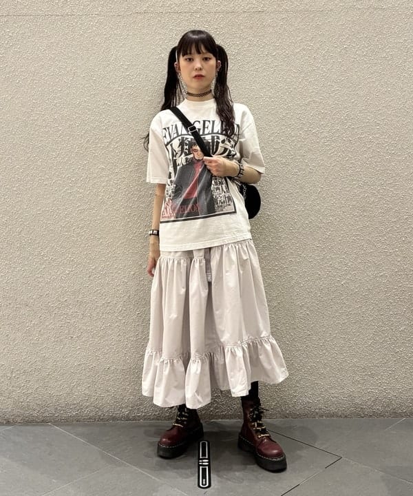りかちょび/岸本梨佳さんの「【別注】Gramicci / パネル スカート」を使ったコーディネート