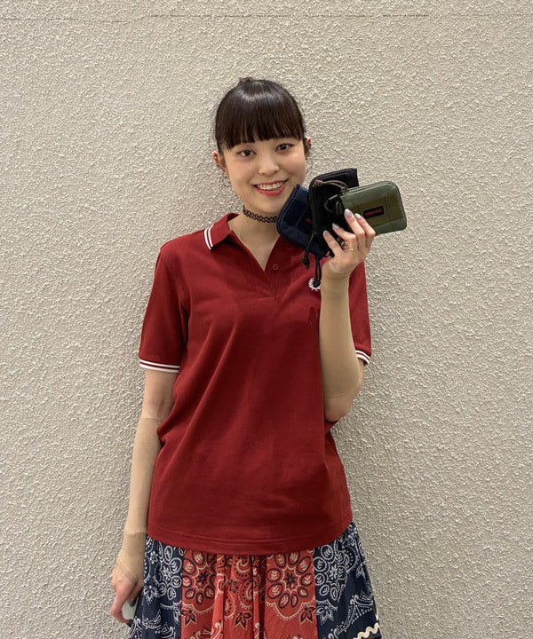りかちょび/岸本梨佳さんの「BEAMS WOMEN｜【別注】FRED PERRY / Twin Tipped ポロシャツ G3600」を使ったコーディネート