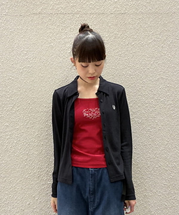 りかちょび/岸本梨佳さんの「BEAMS WOMEN｜【別注】Gramicci / 5ポケット ワイド デニム」を使ったコーディネート