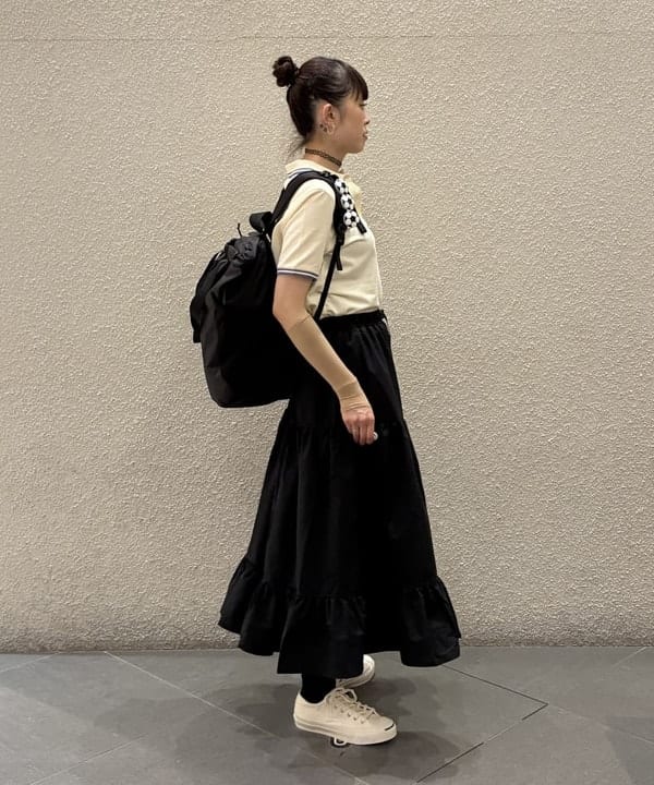 りかちょび/岸本梨佳さんの「BEAMS WOMEN｜KL_BAG_CLIP」を使ったコーディネート