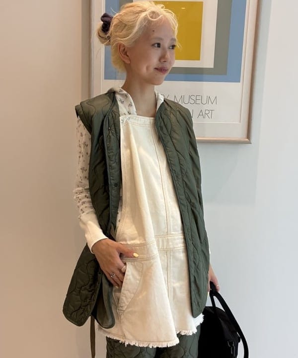MATSUMOTO AMIさんの「BEAMS WOMEN｜フラワー サーマル パーカー」を使ったコーディネート
