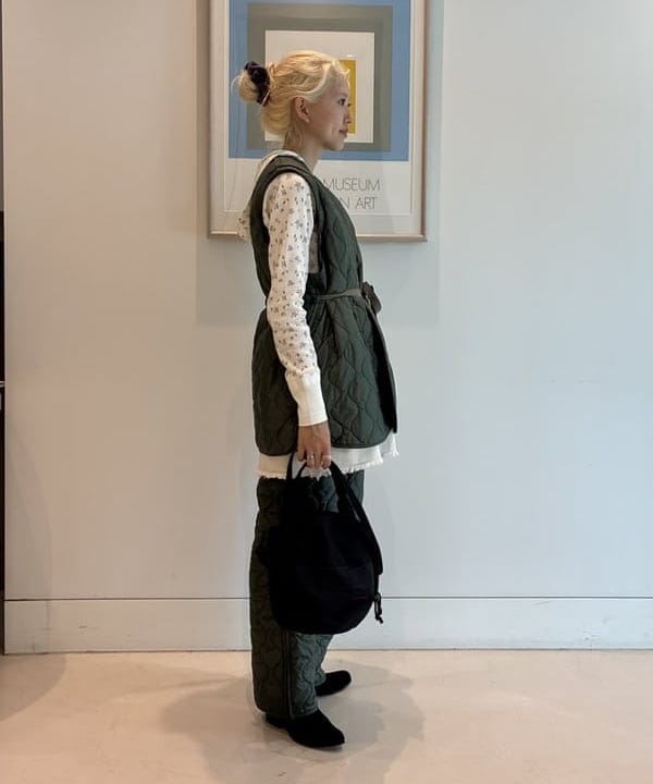 MATSUMOTO AMIさんの「BEAMS WOMEN｜フラワー サーマル パーカー」を使ったコーディネート
