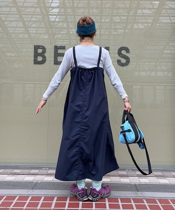 矢野(青木)優香さんの「リブ クルー 3/4」を使ったコーディネート