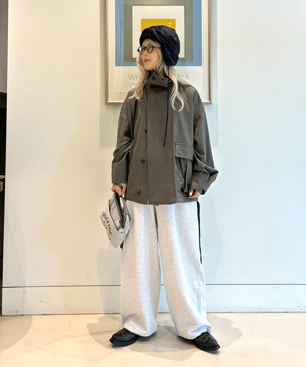 ando naoさんの「BEAMS WOMEN｜maturely / リネン ウール ミリタリーブルゾン」を使ったコーディネート